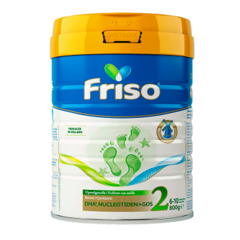 Packshot of Friso® 2 800g tin Netherlands